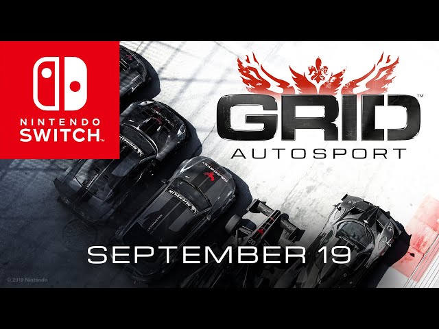 GRID™ Autosport – Coming to Nintendo Switch on 19 September