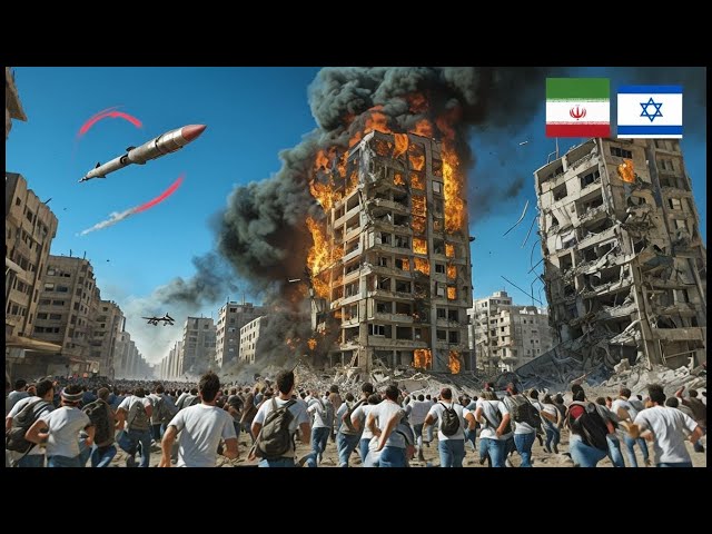 Horrifying Footage, Iran's Main Jet Missile Launched Towards Israeli City! Tel Aviv & Kiryat Go To