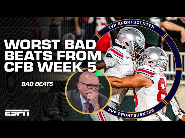 Ohio State vs. Michigan State HIGHLIGHTS SVP's Week 5 Bad Beat$ | SC with SVP | ESPN BET