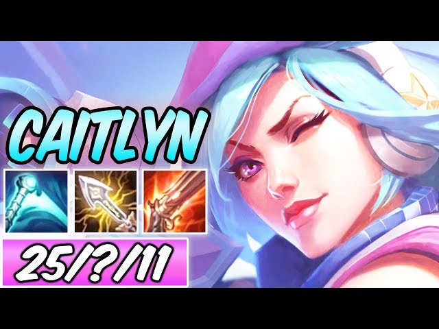 S+ INFINITE MANA 100% CRIT ONE-SHOT CAITLYN ADC 71K DMG LETHAL TEMPO 517 AD | League of Legends S10