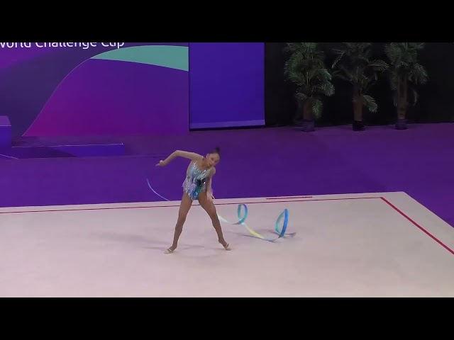 Rhythmic Gymnastics. 2023 Cluj-Napoca WCC. Individual AA. Group A. Clubs & Ribbon