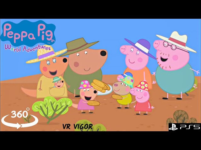 PEPPA PIG EATING CORN | 360 VIDEO #peppapigenglish #corn #360vr