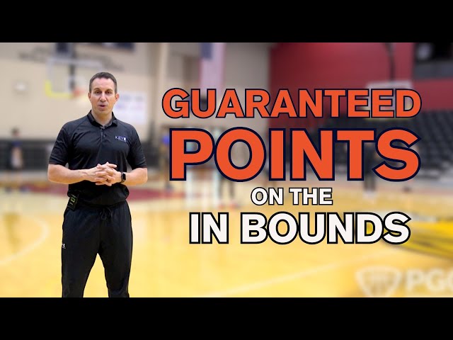 Basketball Drill for In Bounds Play