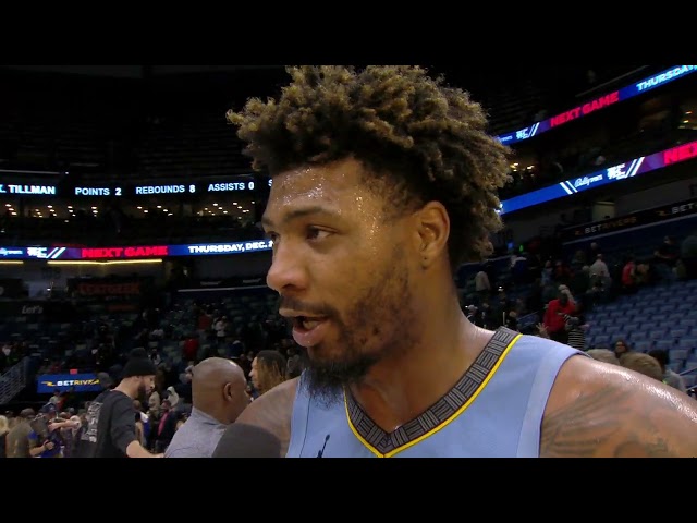 Marcus Smart Walk Off Interview | Grizzlies vs. Pelicans