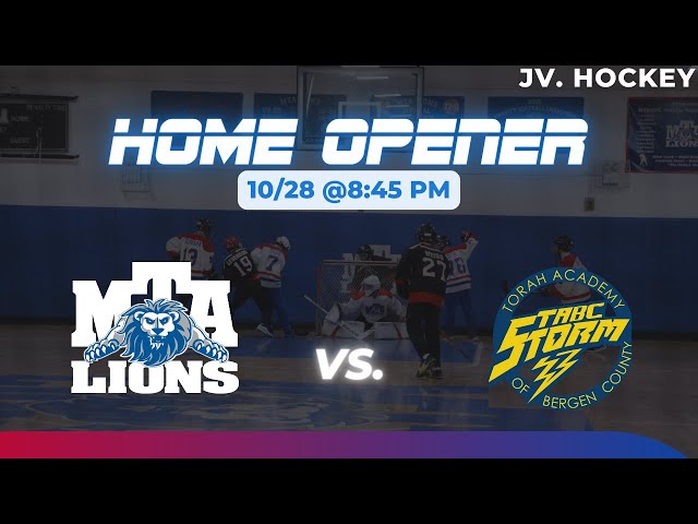 MTA Lions vs TABC Storm JV Hockey 10/28 8:45pm HOME OPENER