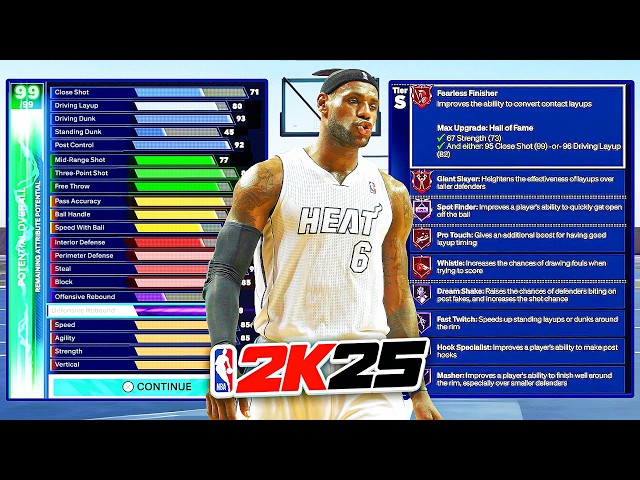 *PRIME* LEBRON JAMES BUILD is BACK on NBA 2K25! NEW "GOAT JAMES" is the BEST BUILD in the GAME!