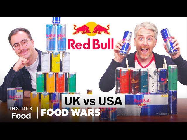 UK vs US Red Bull | Food Wars | Insider Food