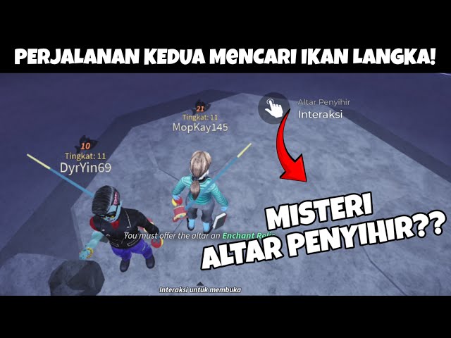 【ROBLOX INDONESIA】PERJALANAN KE DUA MENCARI IKAN LANGKA GAMEPLAY #2