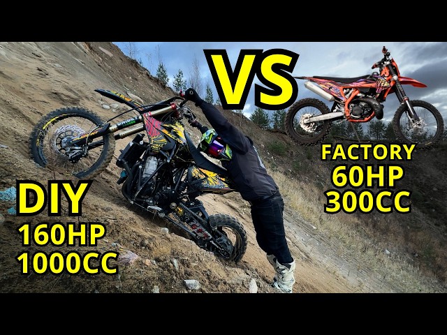 15000€ VS 5000€ DIRTBIKE HILLCLIMB RACE