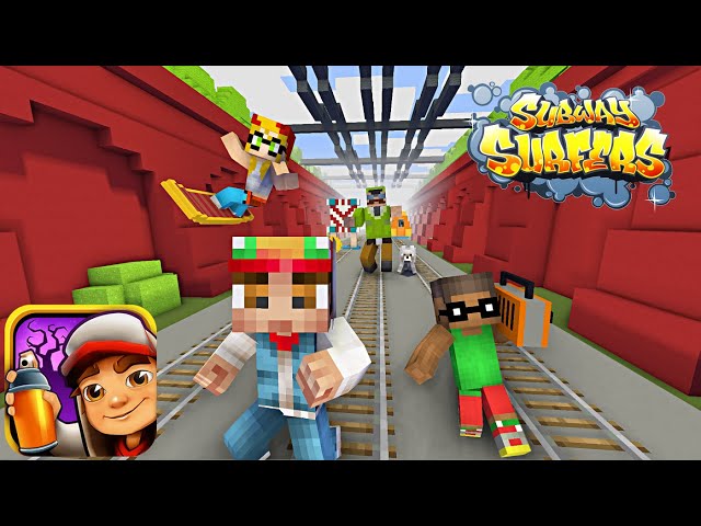 SUBWAY SURFERS MINECRAFT GAMEPLAY