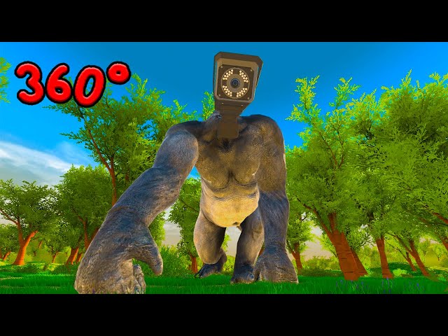 Skibidi King Kong VR 360° Video 4K