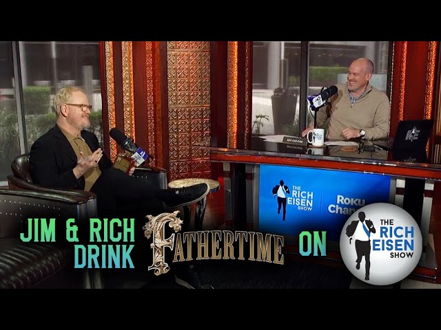 Jim and Rich drink Fathertime Bourbon