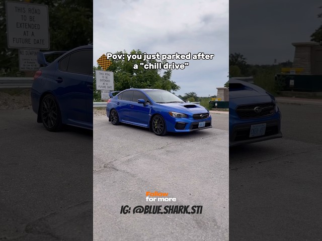 Subaru WRX STi - Parked After A Chill Drive