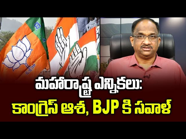 మహారాష్ట్ర ఎన్నికలు: కాంగ్రెస్ ఆశ, BJP కి సవాళ్  Maharashtra: BJP faces challenge, Congress hopeful