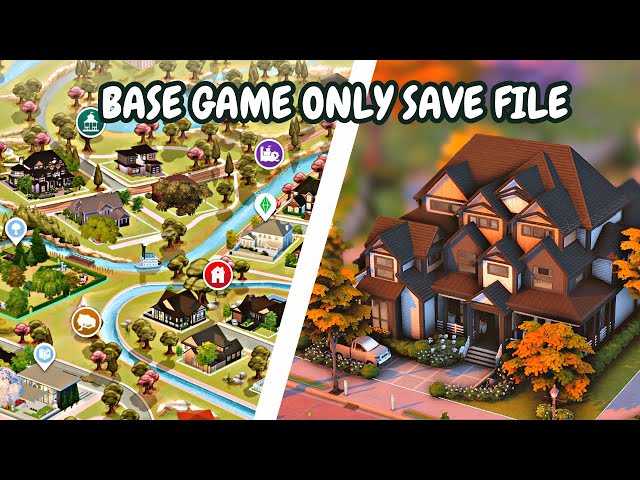 Sims 4 Save file that's BASE GAME ONLY! | The Sims 4 Save File Overview