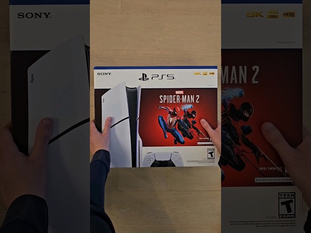 PS5 "Slim" Spider-Man 2 Bundle Unboxing!