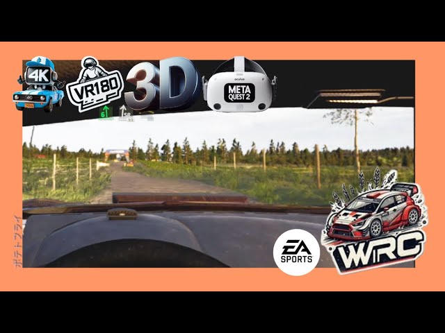 [EA Sports WRC][3D VR180 Video][第52話]シーズン5 モーメント | Secto Rally Finland