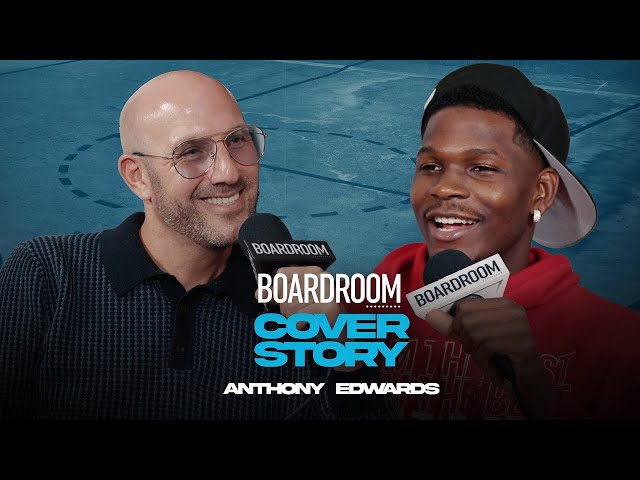 Anthony Edwards Highlights Signature Shoe, Kevin Durant Influence & More | Boardroom Cover Story