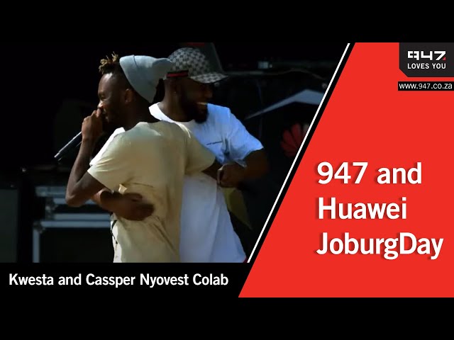 Kwesta and Cassper Nyovest Colab at #HuaweiJoburgDay