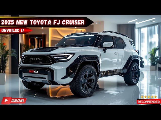 New 2025 Toyota FJ Cruiser: Unveiling the Off-Road Legend's Return!