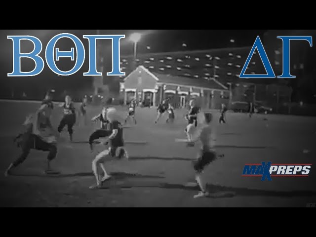 Amazing sorority flag football touchdown