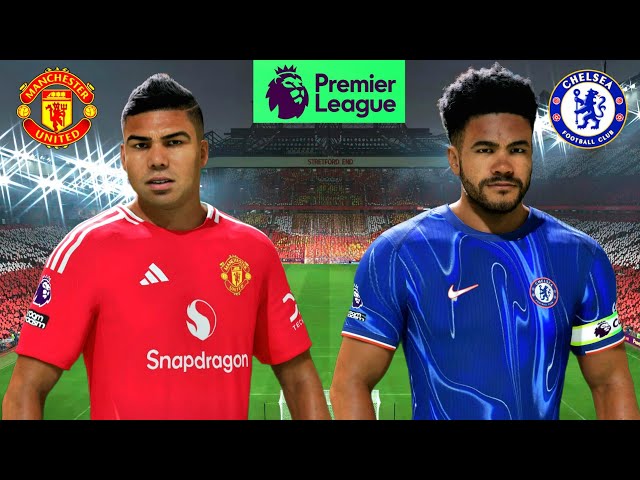 EA FC 25 - Manchester United vs Chelsea - Palmer Jackson Lavia - Premier League 24/25 | PS5 | 4K HDR