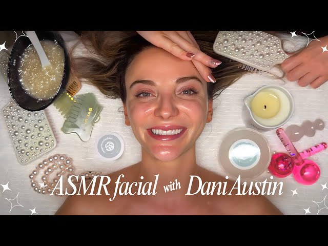 ASMR Facial Dani Austin | Slime Mask | Dermaplaning | Ice Globes | Cloud Oxygen Mask