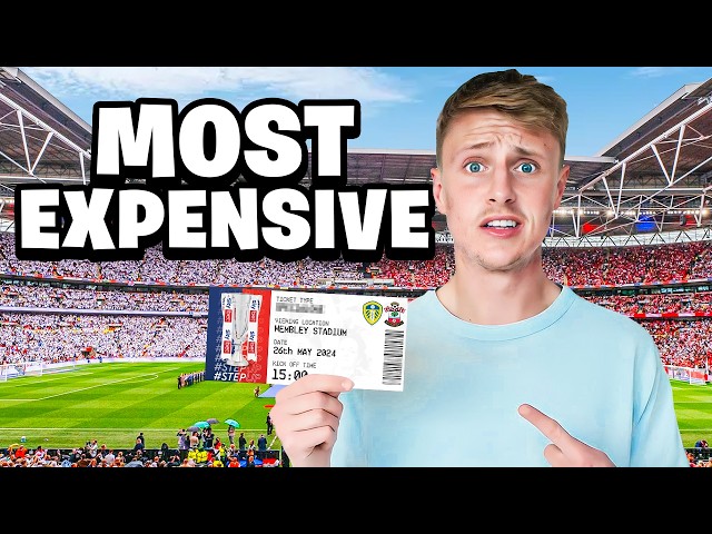 I Tried The Worlds Most EXPENSIVE Football Ticket