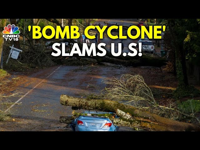 'Bomb Cyclone' | Deadly Storm Hits Northwest U.S. | US News | N18G | CNBC TV18