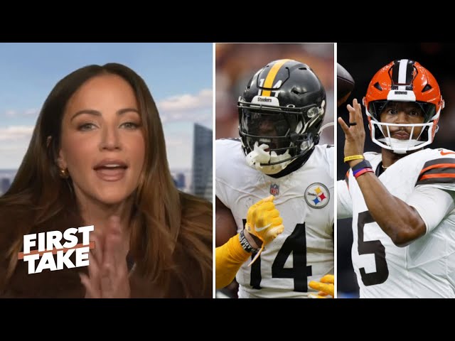 FIRST TAKE | "PIT are the scariest team in the NFL" - Kay Adams breaks down Steelers vs Browns