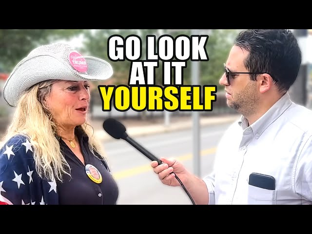 Comedian Turns the Tables on MAGA Woman, Has NO CLUE What's Going on