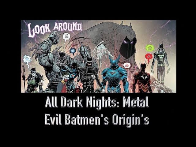 All 7 Evil Batmen Origins From Dark Nights: Metal