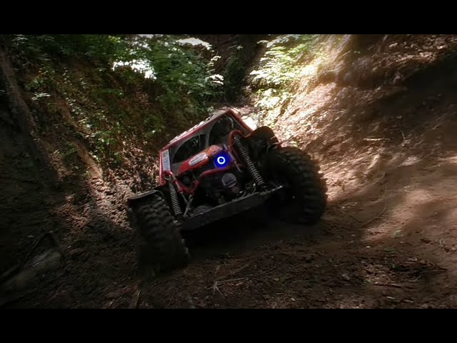 3D VR180 Get attacked and run over by competition offroad vehicles in virtual reality