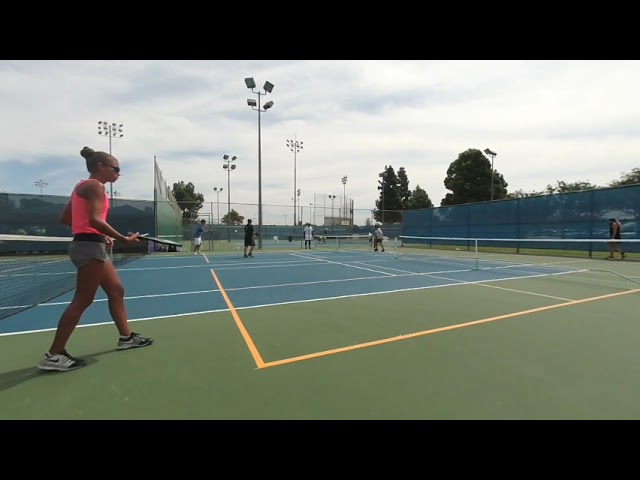 2019 USAPA West Regional Pickleball Tournament Oculus VR180 3D Vuze Women's Singles 5.0+