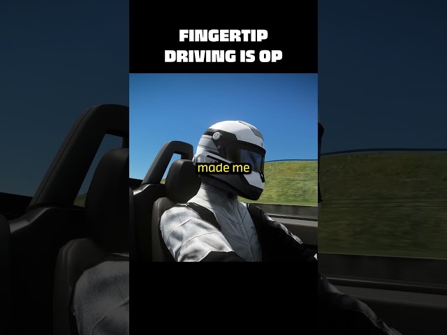 FINGER TIP DRIVING IS OP | sim racing tips