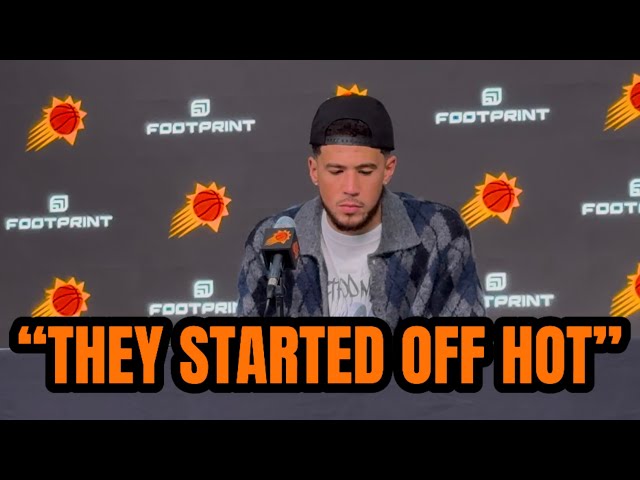 Devin Booker reacts to Suns’ 138-122 blowout loss to Knicks