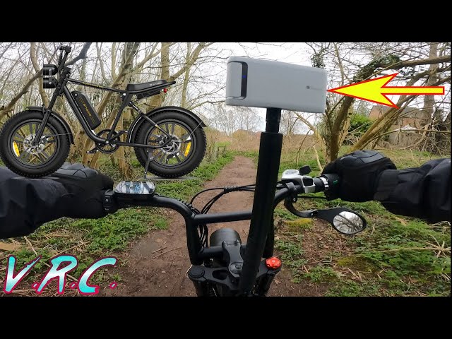 Aboard the Engwe M20 Super73 Style Ebike FPV 3D VR180 Video