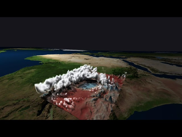 DYAMOND++  - A High Resolution Climate Model Setup (VR for Dome Projection)