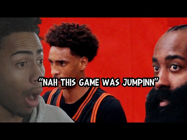 NBA SONS BATTLE! QBALLER REACTS TO Alijah Arenas vs Tajh Ariza electrifies crowd & James Harden!