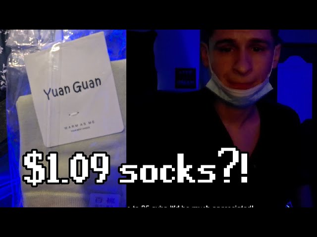 $1.09 socks?! | fanof review yuan guan socks! (via ebay)