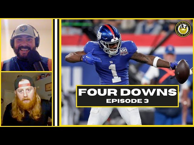 TNF, Award Winners From The First 3 Weeks and Risers & Fallers | Four Downs Episode 3