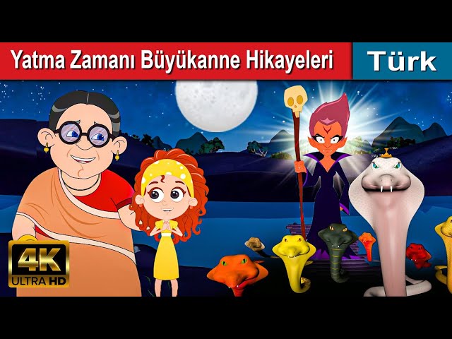 Yatma Zamanı Büyükanne Hikayeleri - Türkçe Peri Masalları | kısa masallar | Karikatür Hikayeleri