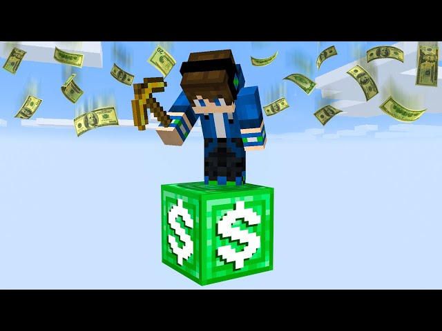 Minecraft, But It’s Only 1 MILLIONAIRE Block…