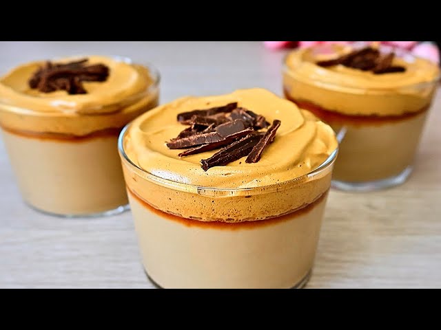 The most delicious homemade dessert in 5 minutes that not everyone knows about! No baking!