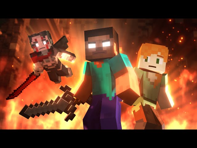 HEROBRINE RETURNS - Alex and Steve Life (Minecraft Animation)