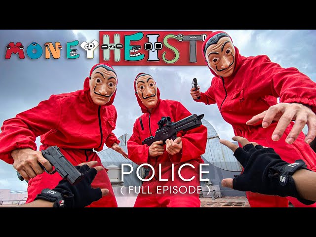 Parkour MONEY HEIST vs Police Chase from ALPHABET LORE Full Story ( Action Parkour Pov Movie ) B2F