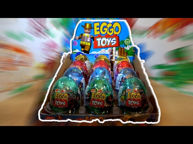 Eggo Toys 12 Big Surprise Egg unboxing #64