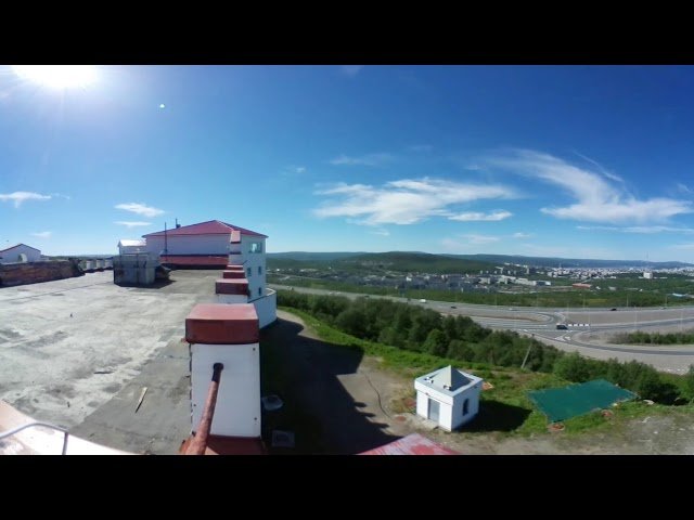 24 hr sun Murmansk 1-3 July 2018 time lapse 360