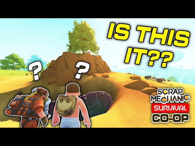 We Found Only ONE Oil Location and It's NOT in Our Favor (Scrap Mechanic Co-op Survival Ep.4)