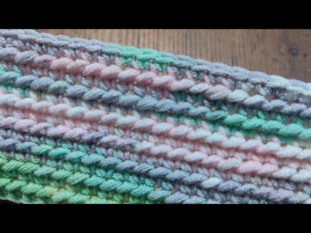 Simple crochet for beginners New and easy crochet pattern in only one rows crochet stitches